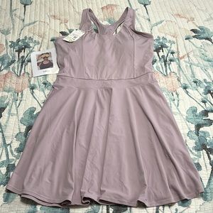 Halara racer back dress with built in bra XL